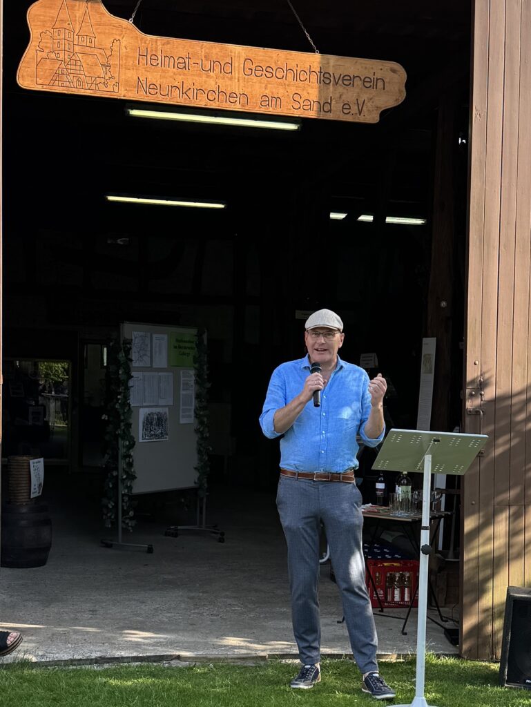 Jens Fankhänel beim Heimat und Geschichtsverein Neunkirchen am Sand